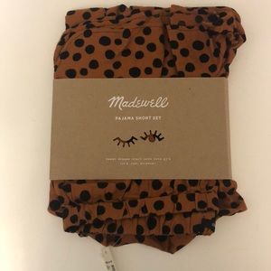 Madewell pajama short set